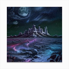 Castle In The Sky Canvas Print