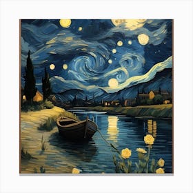 Starry Night 1 Canvas Print