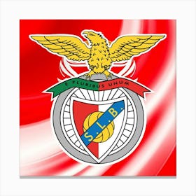 S.L. Benfica Logo Wall Art 7 Canvas Print