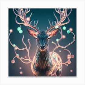 A legendary deer Canvas Print