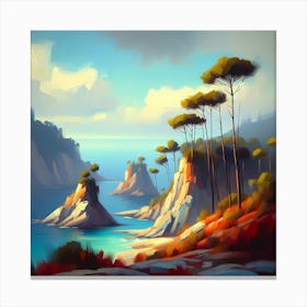 Landscape Painting 136 Canvas Print