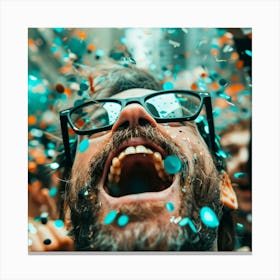 Confetti Confetti Confetti Party Canvas Print