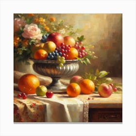 Fruit In A Bowl 1 Canvas Print