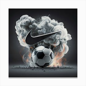 Nike Soccer Ball Canvas Print
