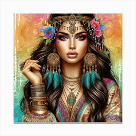 Bohemian Girl 1 Canvas Print