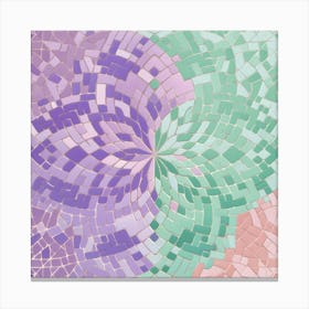 Mosaic Tile Pattern 3 Canvas Print