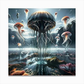 Farout Jellyfish 1 Canvas Print