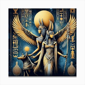 Egyptian Goddesses Canvas Print