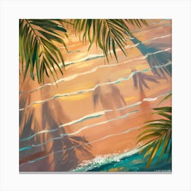 Tranquil Summer Afternoon Photography Of Swaying Grasses And Sunlit Pond (3) Canvas Print