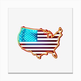 United States Of America Canvas Print