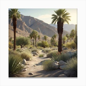 Desert Landscape Canvas Print