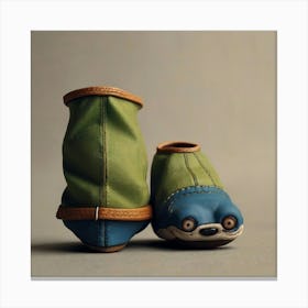 Octopus Shoes Canvas Print