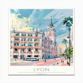 Lyon France Canvas Print