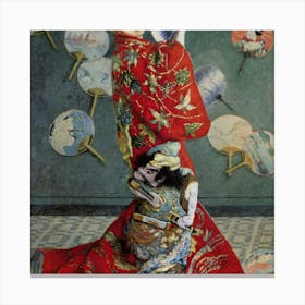 Geisha Woman Canvas Print