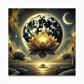 Lotus Flower 167 Canvas Print