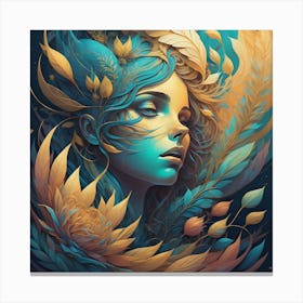 Ethereal Woman Canvas Print