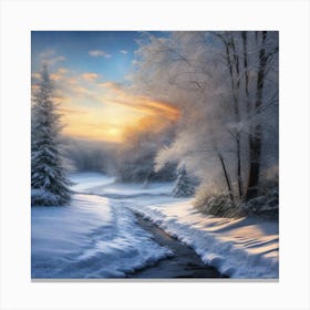 Winter Landscape 5 Canvas Print