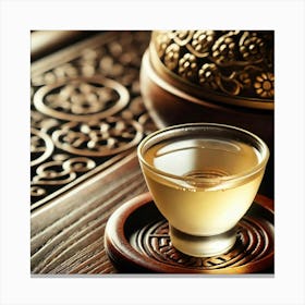 Sovereign Flame Rice Wine Canvas Print