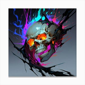 Skull Skull Canvas Print