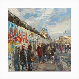 Berlin Wall 3 1 Canvas Print