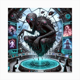 Techno Overlord Canvas Print