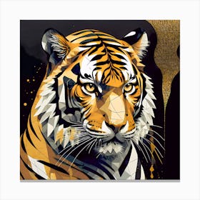 Tiger Poster Artwork Canvas Print