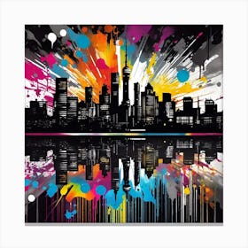 New York City Skyline 76 Canvas Print