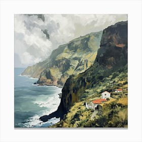 Misty Madeira - expressionism Canvas Print