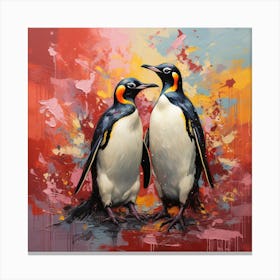 Penguins 10 Canvas Print