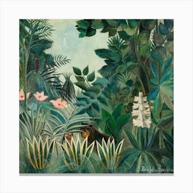 The Equatorial Jungle, Henri Rousseau Canvas Print
