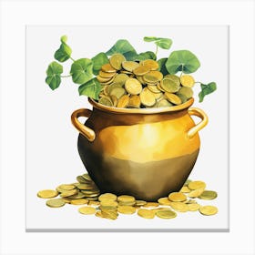 Pot Of Gold Canvas Print