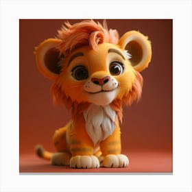 Lion Cub 1 Canvas Print