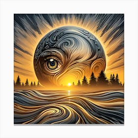 Eye Of The Sun Canvas Print