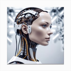 Robot Woman 22 Canvas Print