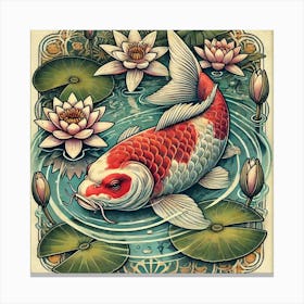 Tattoo Koi Fish 2 Leinwandbilder