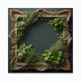 Frame Of Herbs 21 Canvas Print