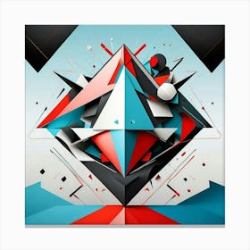 Abstract Geometric Design Canvas Print