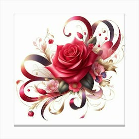 Red Rose 15 Canvas Print