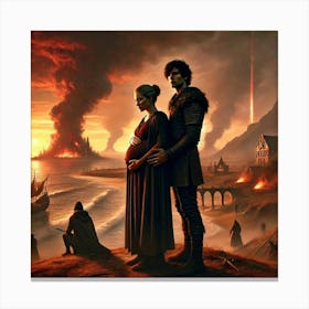 Children Of The Flame Canvas Print