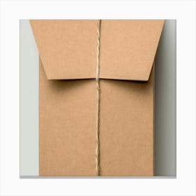 Cardboard Box Canvas Print