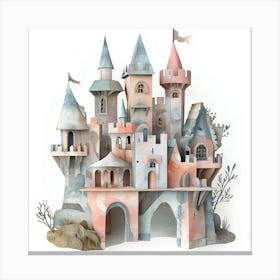 Paper Castle Canvas Print