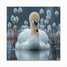 Beautiful Swan 11 Canvas Print