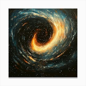 Spiral Galaxy Art Canvas Print