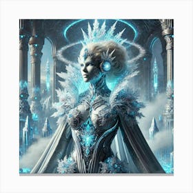 Duchess Helia Glacial Sovereign Canvas Print