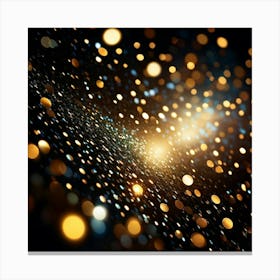 Abstract Pattern Of Bling And Glittering Diamonds Evoking A Magical Cosmic Party Atmosphere With R (1) Canvas Print