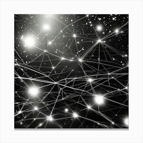 Abstract Space Background 6 Canvas Print