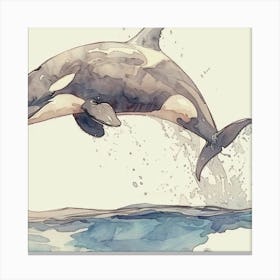 Orca Whale Canvas Print