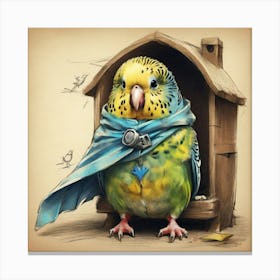 Budgie Bird 1 Canvas Print