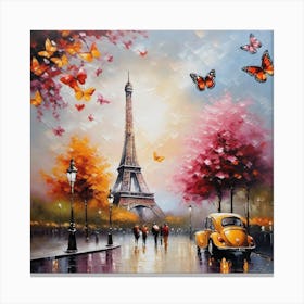 Paris Eiffel Tower 87 Canvas Print