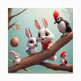 Easter Bunny Canvas Print